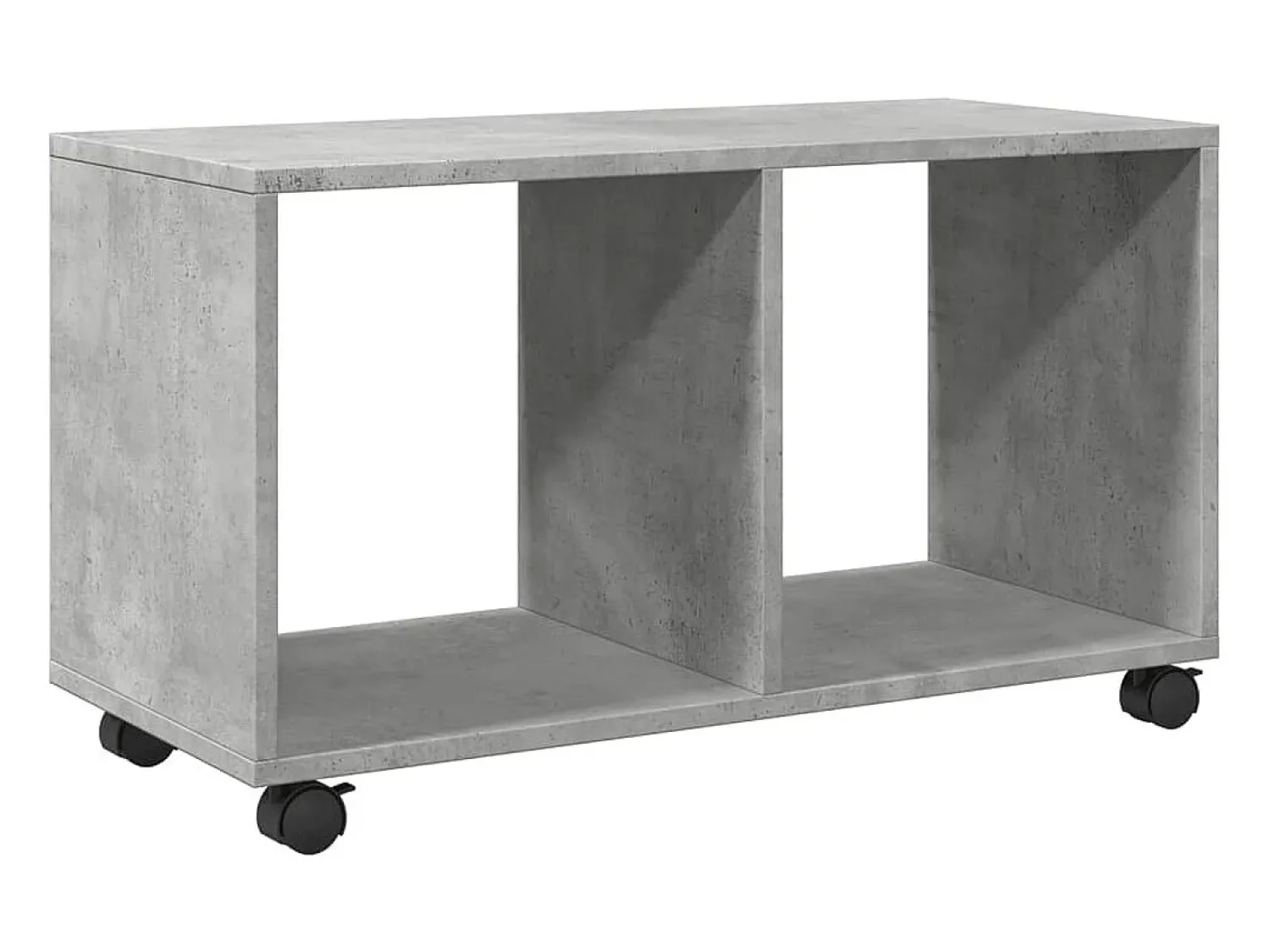 vidaxl Móvel c/ rodas 72x33x42,5 cm derivados madeira cimento^ Mesa De Apoio