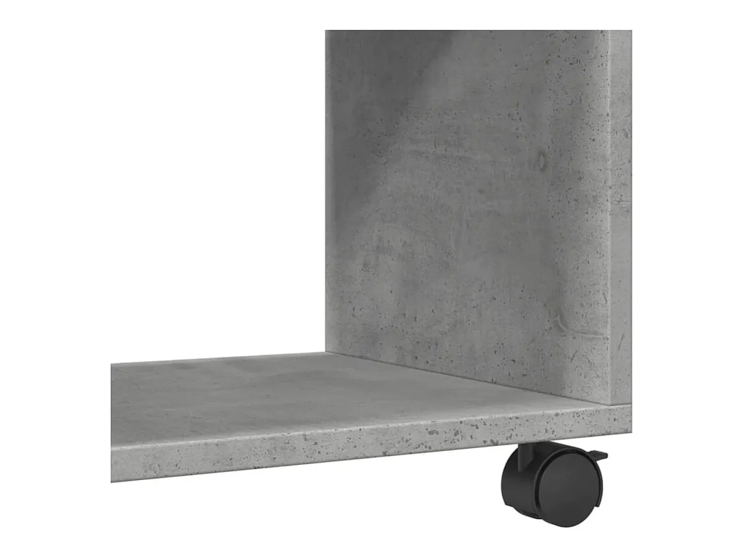 vidaxl Móvel c/ rodas 72x33x42,5 cm derivados madeira cimento^ Mesa De Apoio