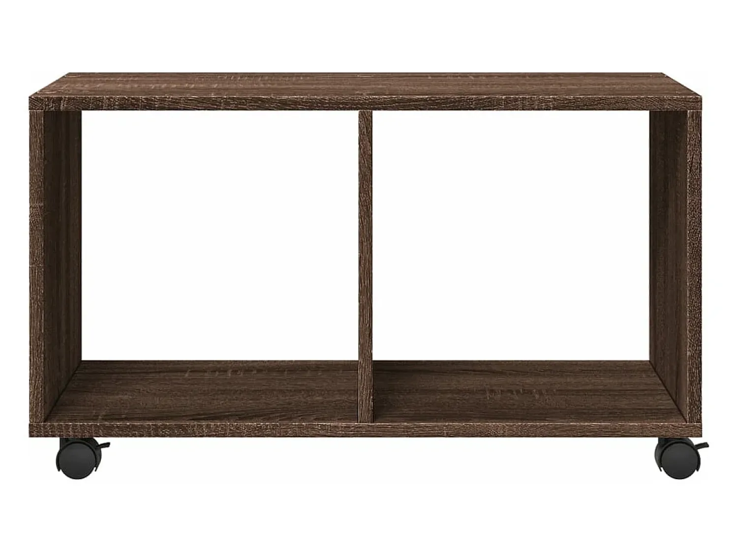 Mesa De Apoio|vidaxl Móvel c/ rodas 72x33x42,5cm derivados madeira carvalho castanho Natural claro