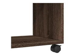 Mesa De Apoio|vidaxl Móvel c/ rodas 72x33x42,5cm derivados madeira carvalho castanho Natural claro