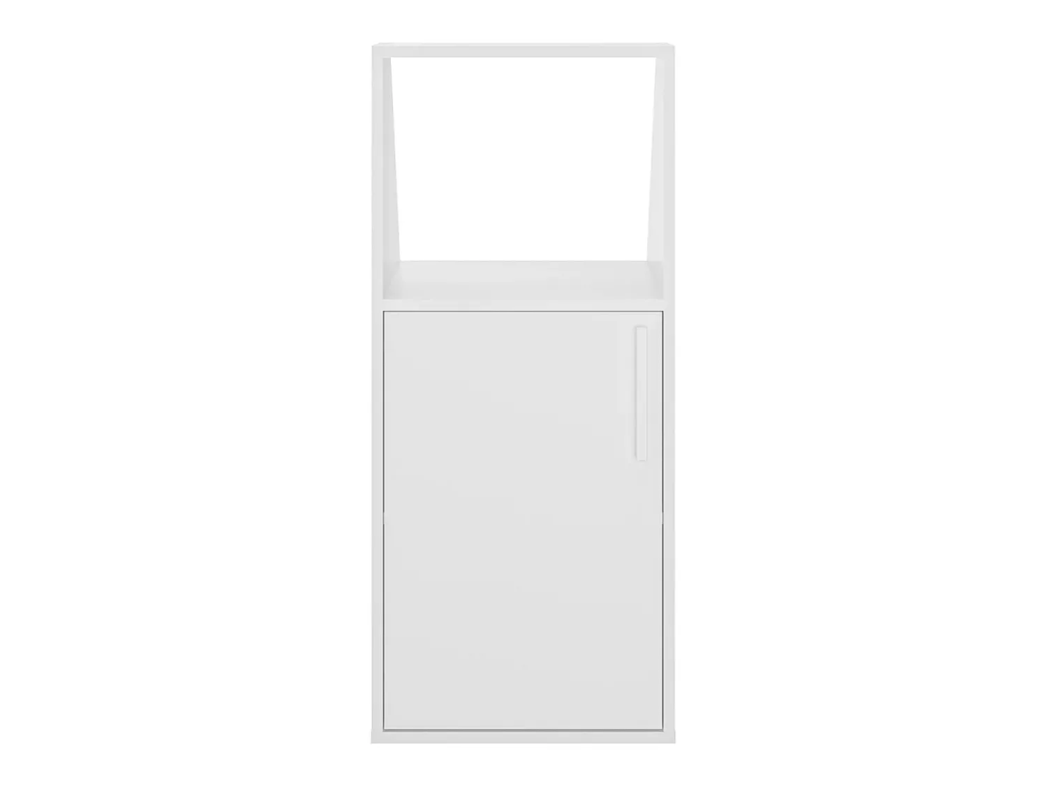Clearance Vente-unique Móvel com inclinação 1 porta e 1 nicho ADEZIO Branco