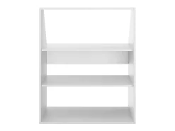 Móvel De Arrumação*Vente-unique Móvel com inclinação com 2 prateleiras - ADEZIO Branco
