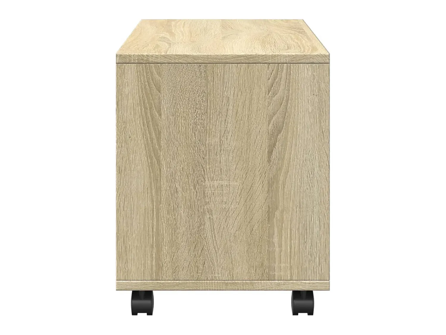 Mesa De Apoio|vidaxl Móvel com rodas 72x33x42,5 cm deriv. de madeira carvalho sonoma Natural claro