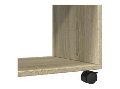 Mesa De Apoio|vidaxl Móvel com rodas 72x33x42,5 cm deriv. de madeira carvalho sonoma Natural claro