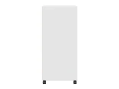 Prateleira*vidaxl Móvel com rodas 55x40x91 cm derivados de madeira Branco