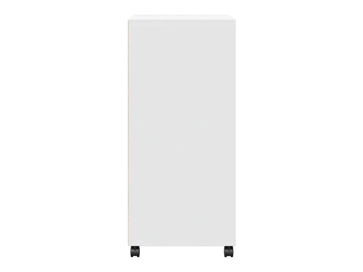 Prateleira*vidaxl Móvel com rodas 55x40x91 cm derivados de madeira Branco