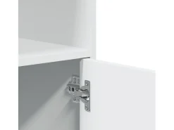 Prateleira*vidaxl Móvel com rodas 55x40x91 cm derivados de madeira Branco