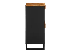 vidaxl Móvel de apoio 60x33x75 cm madeira de acácia maciça Natural claro