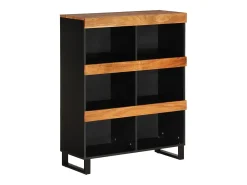 Biblioteca*vidaxl Móvel de apoio 85x33x107 cm madeira de acácia maciça Natural claro