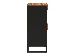 Prateleira|vidaxl Móvel de apoio 60x33x75 cm madeira recuperada maciça Multicor