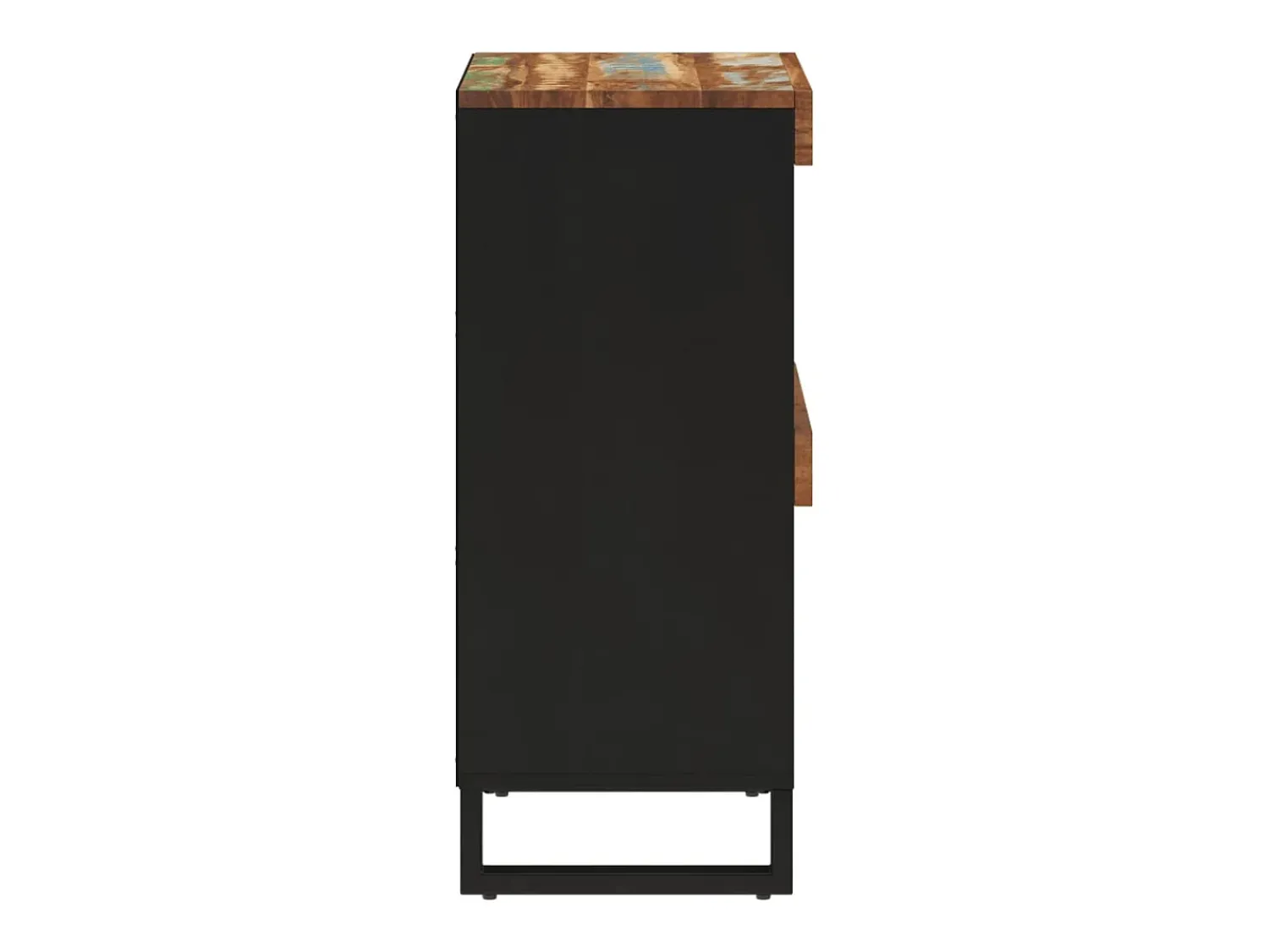 Prateleira|vidaxl Móvel de apoio 60x33x75 cm madeira recuperada maciça Multicor
