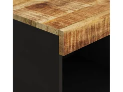 Online vidaxl Móvel de apoio 85x33x75 cm madeira de mangueira maciça Natural claro