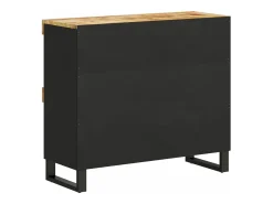 Online vidaxl Móvel de apoio 85x33x75 cm madeira de mangueira maciça Natural claro
