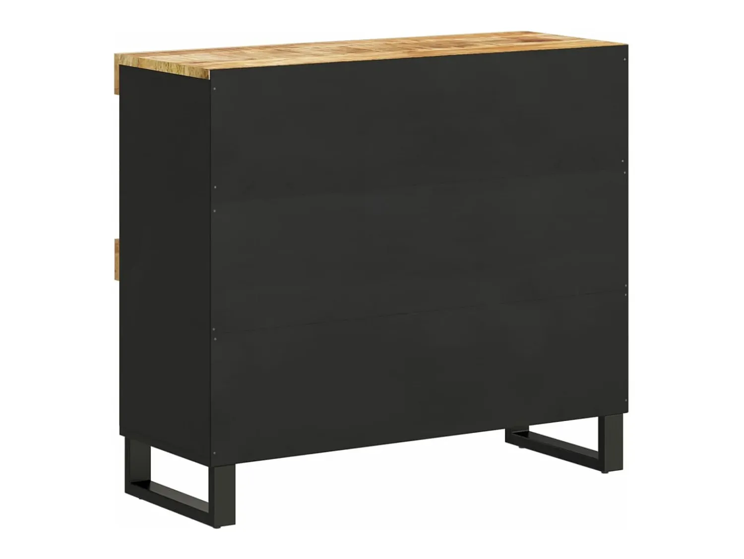 Online vidaxl Móvel de apoio 85x33x75 cm madeira de mangueira maciça Natural claro