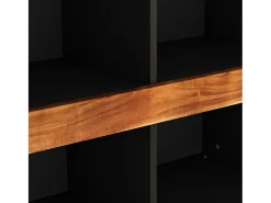 vidaxl Móvel de apoio 85x33x75 cm madeira de acácia maciça^ Biblioteca