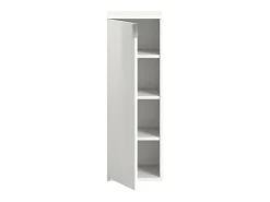 Discount Meublorama Móvel de Armazenamento BODITE – 1 porta – laqueado – Compacto e moderno Branco