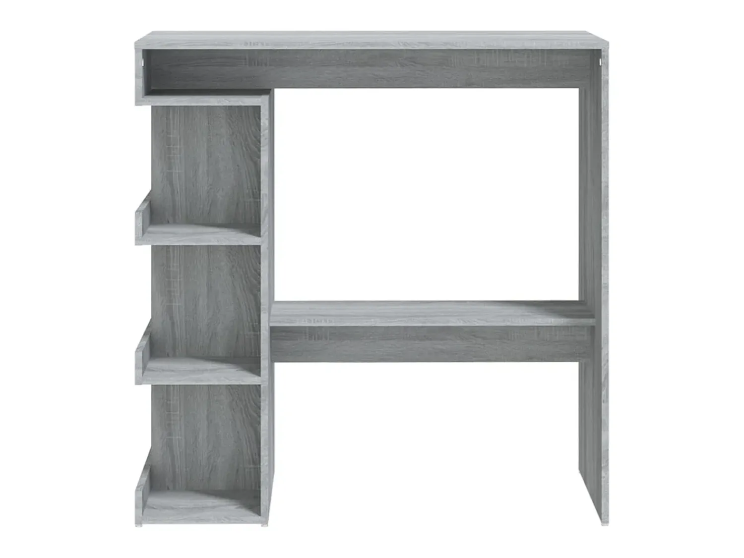 Móvel De Bar* Móvel de bar c/ prateleiras 100x50x101,5cm carvalho sonoma cinza PT899927 Cinzento