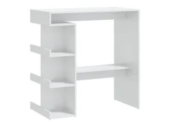 Móvel De Bar| Móvel de bar c/ prateleiras 100x50x101,5 cm brilhante PT107051 Branco