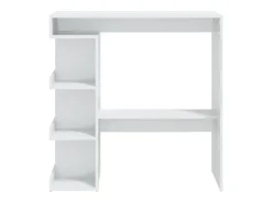 Móvel De Bar| Móvel de bar c/ prateleiras 100x50x101,5 cm brilhante PT107051 Branco