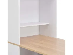 Móvel De Bar| Móvel de bar com armário 115x59x200 cm PT887525 Branco