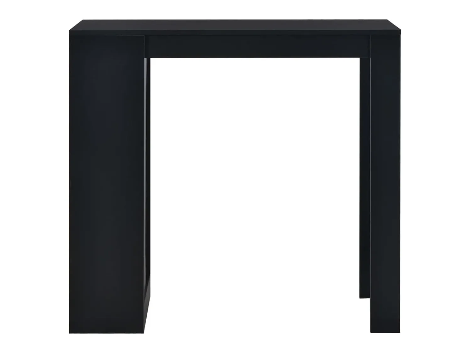 Móvel De Bar| Móvel de bar com prateleira 110x50x103 cm PT886447 Preto