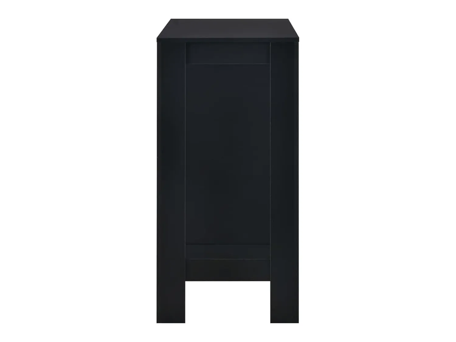 Móvel De Bar| Móvel de bar com prateleira 110x50x103 cm PT886447 Preto