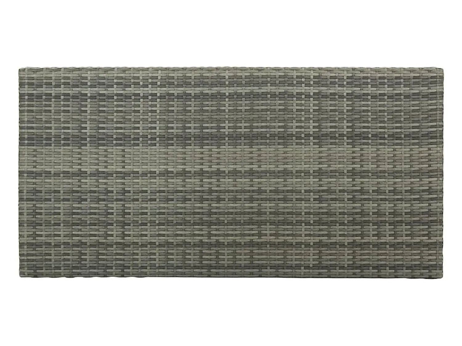 Móvel De Bar| Móvel de bar com prateleiras 120x60x110 cm vime PE PT169507 Cinzento