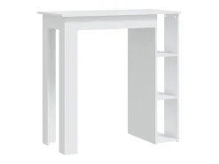 Outlet Móvel de bar com prateleiras derivados de madeira PT891228 Branco