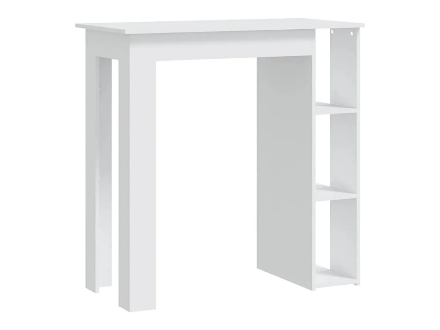 Outlet Móvel de bar com prateleiras derivados de madeira PT891228 Branco