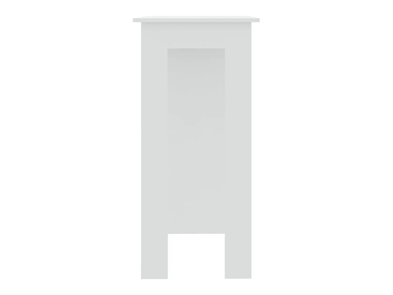 Outlet Móvel de bar com prateleiras derivados de madeira PT891228 Branco