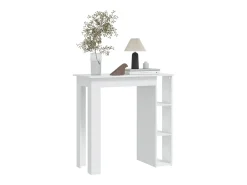 Outlet Móvel de bar com prateleiras derivados de madeira PT891228 Branco