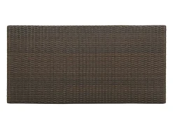 Móvel De Bar* Móvel de bar com prateleiras 120x60x110 cm vime PE PT329964 Castanho
