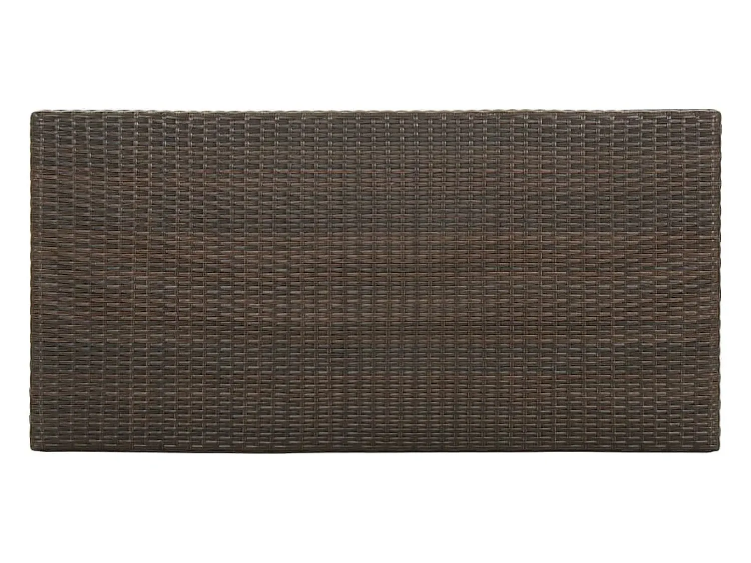 Móvel De Bar* Móvel de bar com prateleiras 120x60x110 cm vime PE PT329964 Castanho