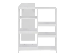 Discount Móvel de bar com prateleira movível 138x39x110 cm PT821582 Branco