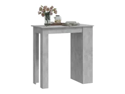 Sale Móvel de bar com prateleira 102x50x103,5 cm cinza cimento PT794328 Cinzento