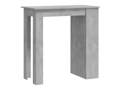 Sale Móvel de bar com prateleira 102x50x103,5 cm cinza cimento PT794328 Cinzento