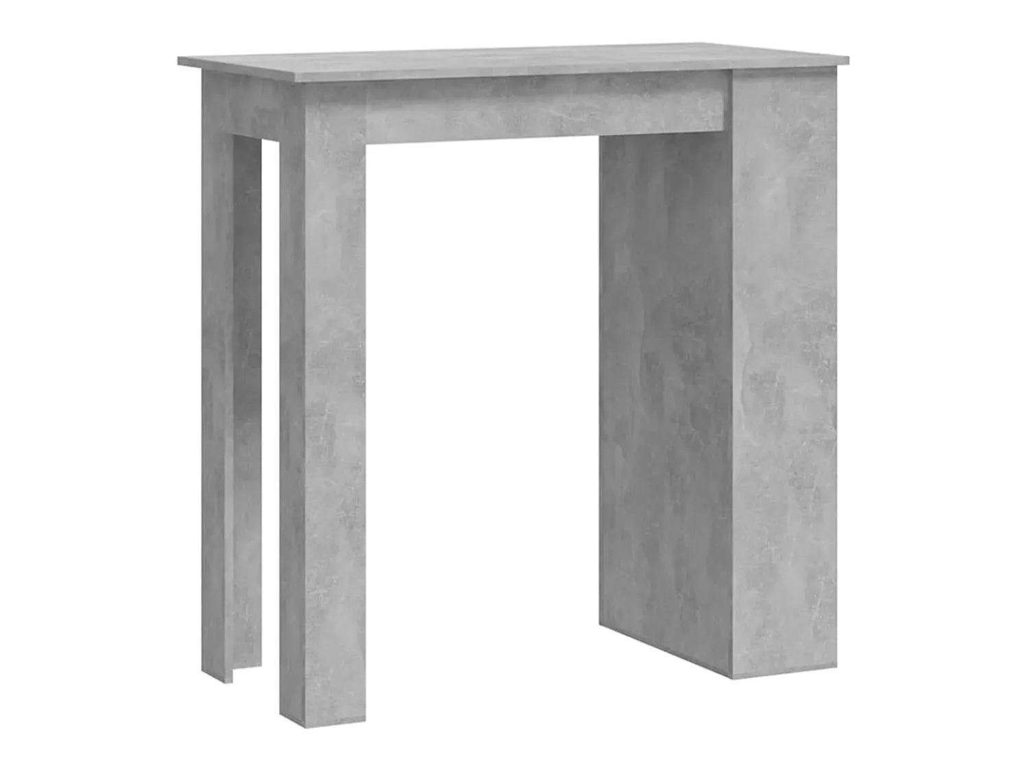 Sale Móvel de bar com prateleira 102x50x103,5 cm cinza cimento PT794328 Cinzento