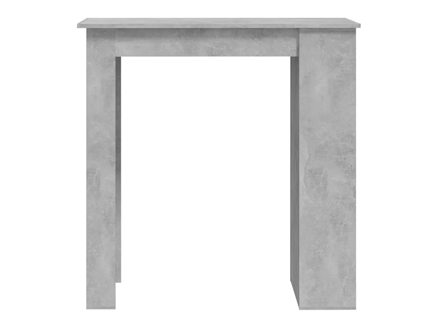 Sale Móvel de bar com prateleira 102x50x103,5 cm cinza cimento PT794328 Cinzento