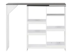 Móvel De Bar* Móvel de bar com prateleira movível 138x39x110 cm PT922594 Branco