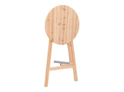 Móvel De Bar| Móvel de bar dobrável 78 cm madeira de abeto PT370660 Castanho
