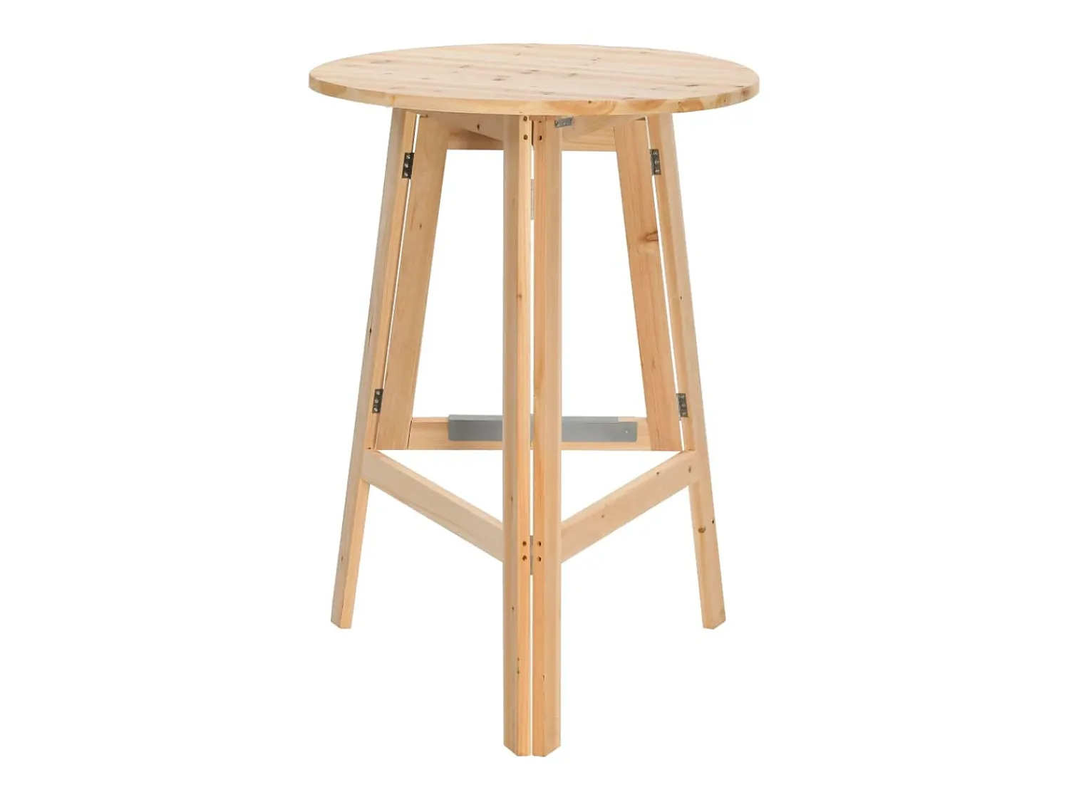 Móvel De Bar| Móvel de bar dobrável 78 cm madeira de abeto PT370660 Castanho
