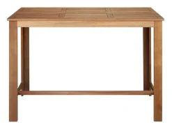 Móvel de bar em madeira de acácia maciça 150x70x105 cm PT294154^ Móvel De Bar