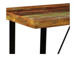 Móvel De Bar| Móvel de bar em madeira reciclada maciça 120x60x107 cm PT738940 Castanho