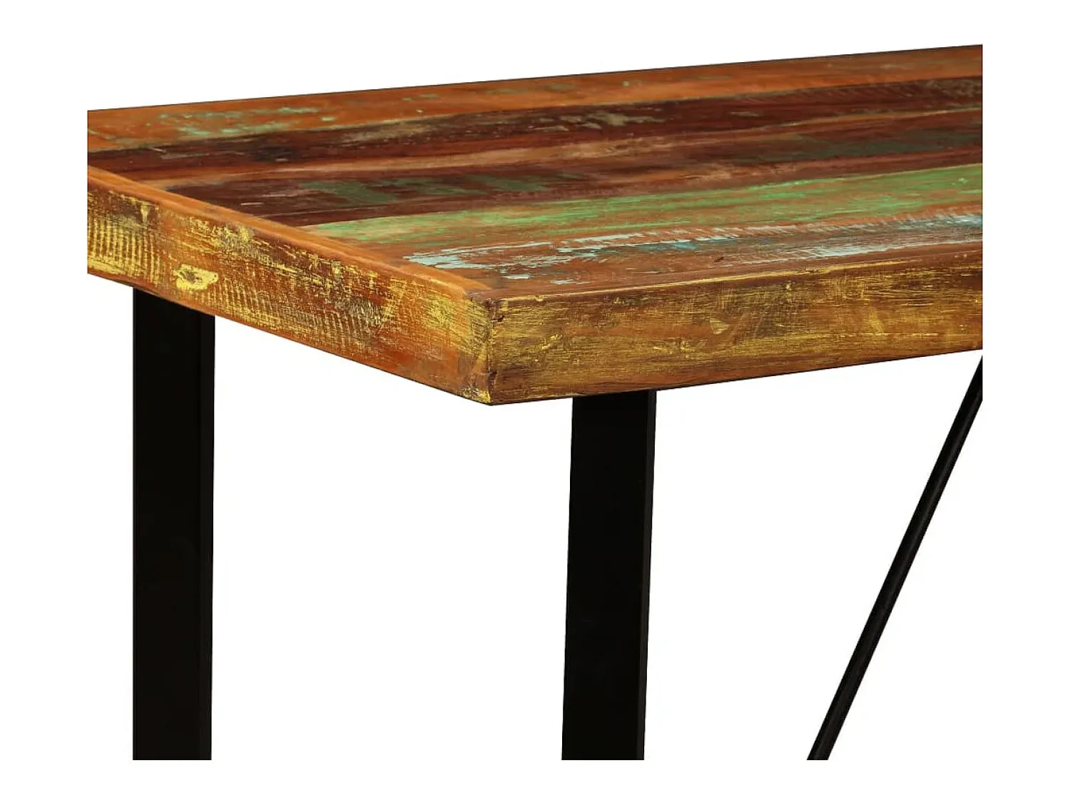Móvel De Bar| Móvel de bar em madeira reciclada maciça 120x60x107 cm PT738940 Castanho