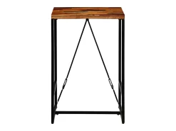 Móvel de bar em madeira recuperada maciça 70x70x106 cm PT732717^ Móvel De Bar