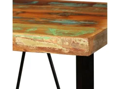 Móvel de bar em madeira recuperada maciça 60x60x107 cm PT694842^ Móvel De Bar