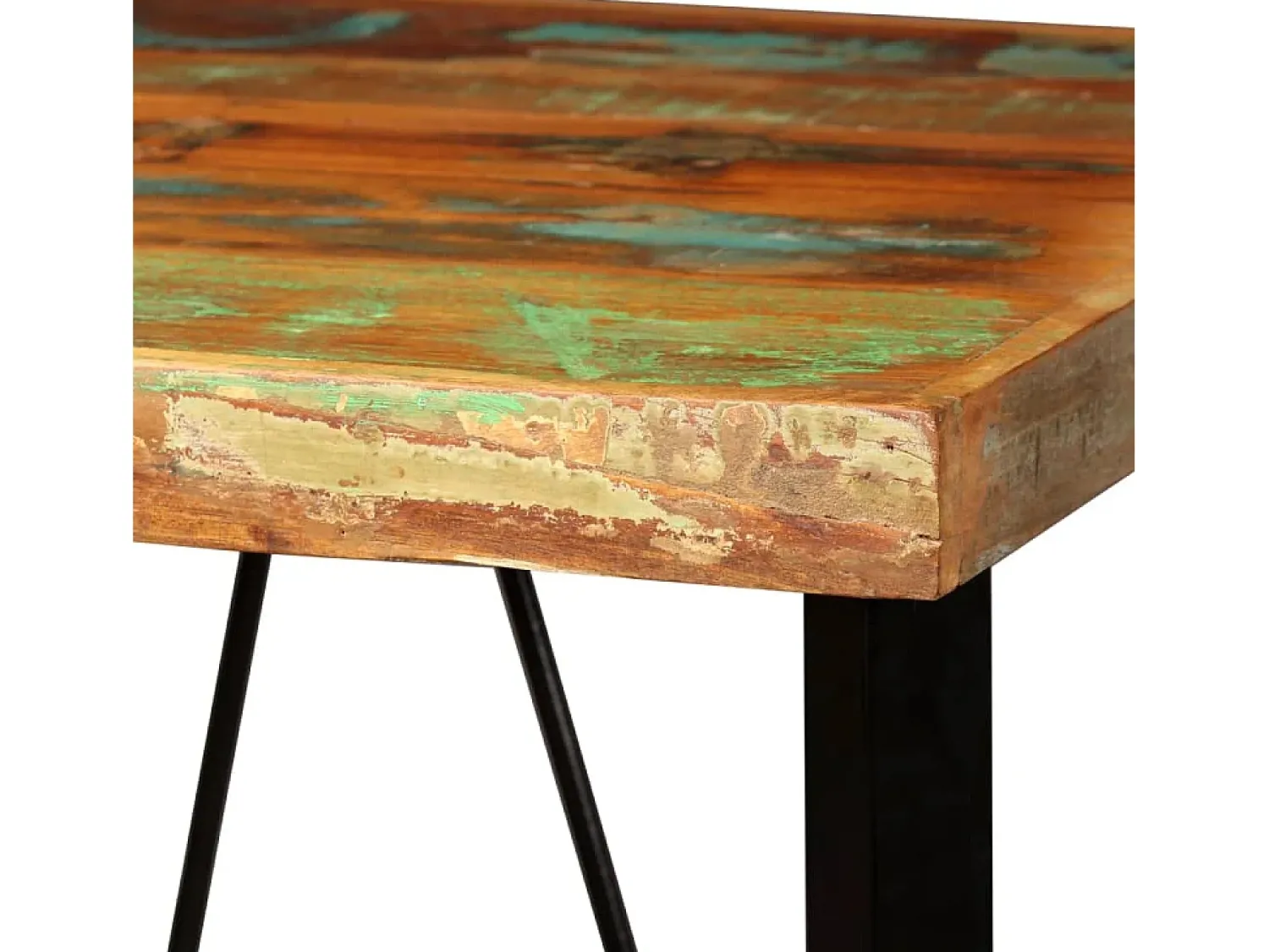 Móvel de bar em madeira recuperada maciça 60x60x107 cm PT694842^ Móvel De Bar