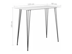 Móvel De Bar| Móvel de bar 120x60x105 cm PT568004 Branco