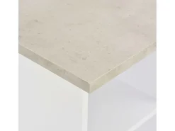 Móvel De Bar* Móvel de bar 60x60x110 cm e cinzento cimento PT379754 Branco