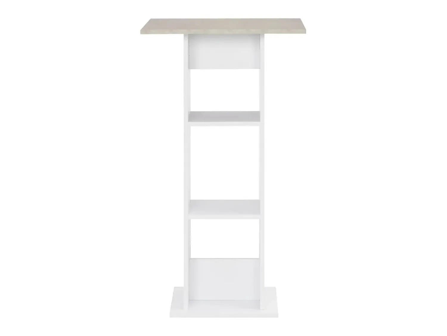Móvel De Bar* Móvel de bar 60x60x110 cm e cinzento cimento PT379754 Branco